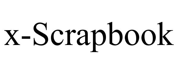  X-SCRAPBOOK