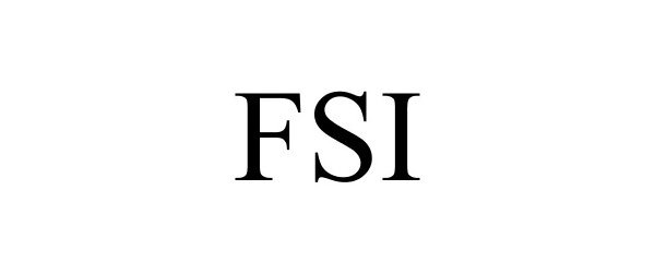 Trademark Logo FSI