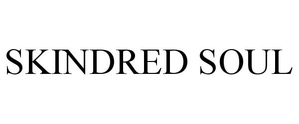 Trademark Logo SKINDRED SOUL