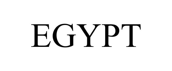 Trademark Logo EGYPT