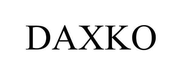 Trademark Logo DAXKO
