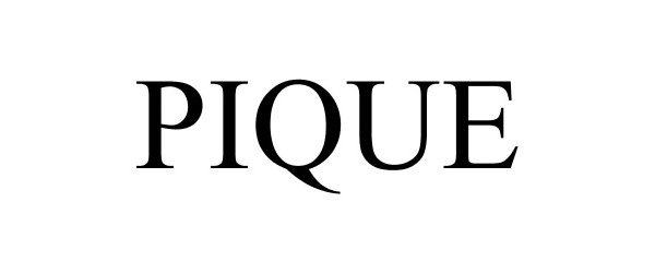 Trademark Logo PIQUE