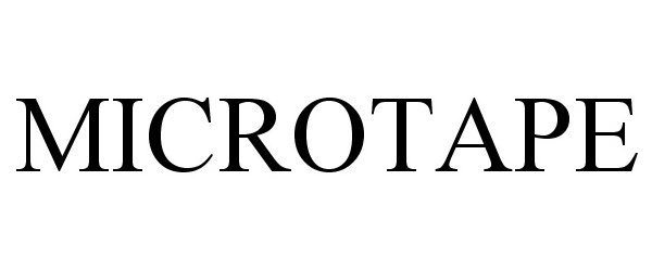 Trademark Logo MICROTAPE