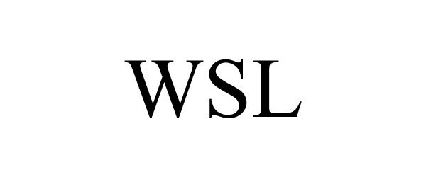 Trademark Logo WSL