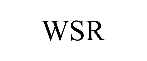  WSR