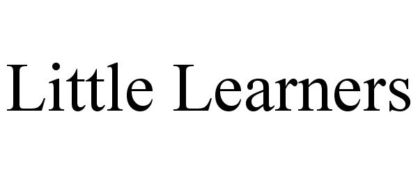 Trademark Logo LITTLE LEARNERS