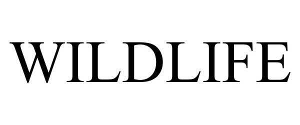 Trademark Logo WILDLIFE