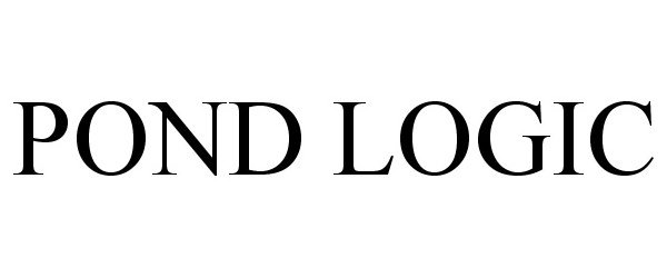 Trademark Logo POND LOGIC