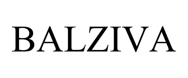 Trademark Logo BALZIVA