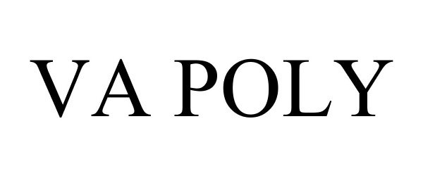 Trademark Logo VA POLY