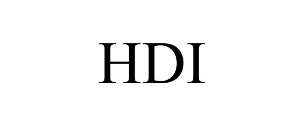 Trademark Logo HDI