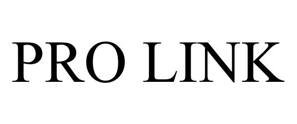 Trademark Logo PRO LINK