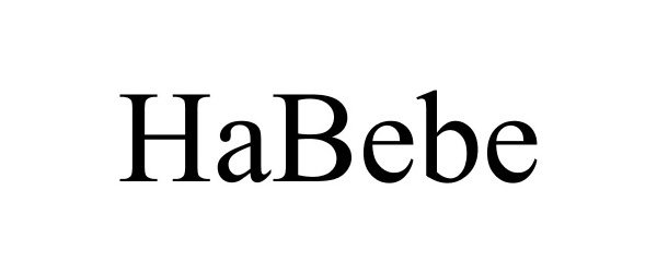 Trademark Logo HABEBE