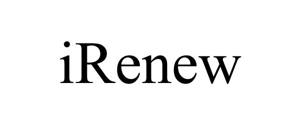 Trademark Logo IRENEW