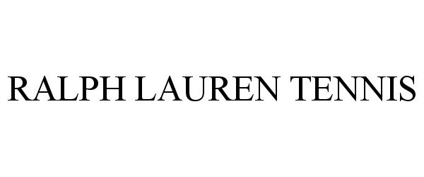 Trademark Logo RALPH LAUREN TENNIS