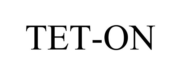 Trademark Logo TET-ON