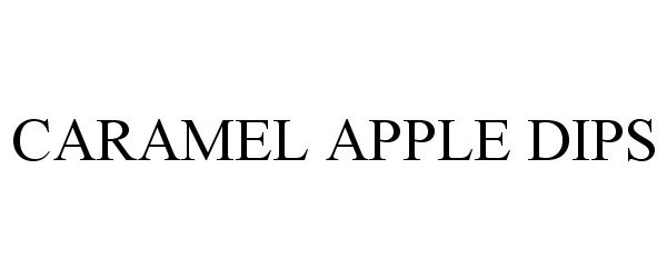 Trademark Logo CARAMEL APPLE DIPS