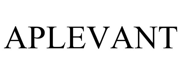 Trademark Logo APLEVANT