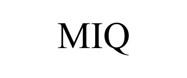 Trademark Logo MIQ
