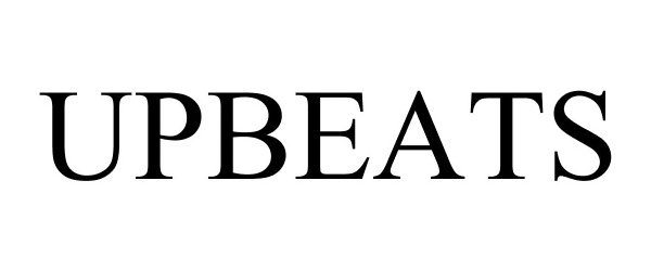 Trademark Logo UPBEATS