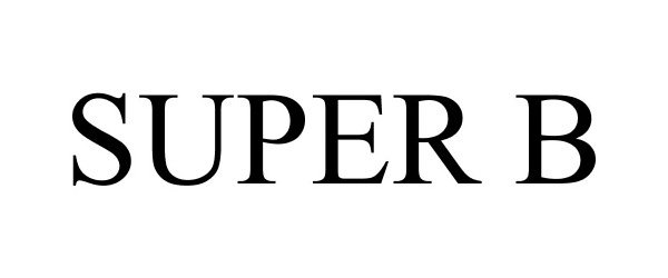 Trademark Logo SUPER B