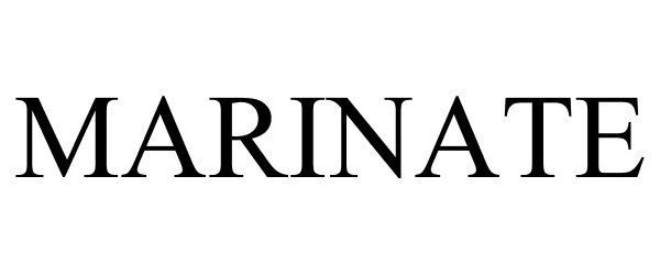 Trademark Logo MARINATE