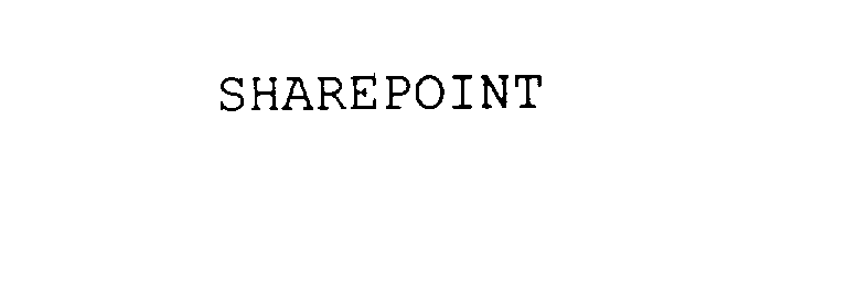Trademark Logo SHAREPOINT