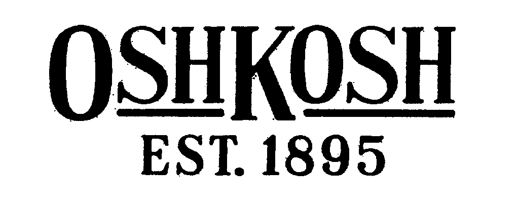 Trademark Logo OSHKOSH EST. 1895
