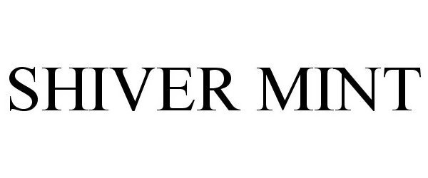 Trademark Logo SHIVER MINT