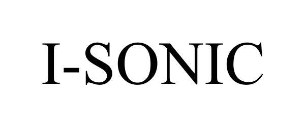 Trademark Logo I-SONIC