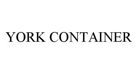  YORK CONTAINER