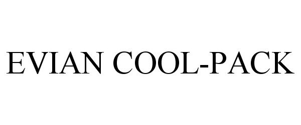 Trademark Logo EVIAN COOL-PACK