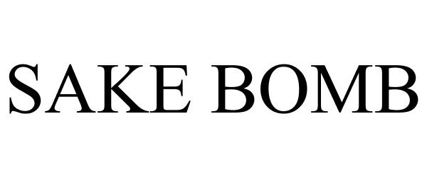 Trademark Logo SAKE BOMB