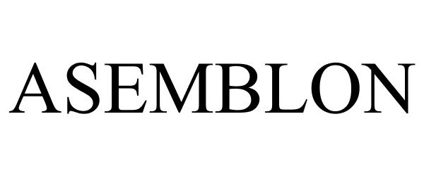Trademark Logo ASEMBLON