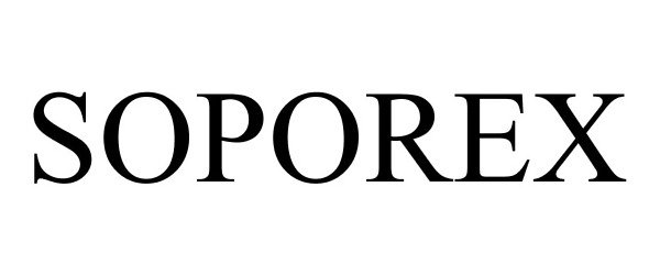 Trademark Logo SOPOREX