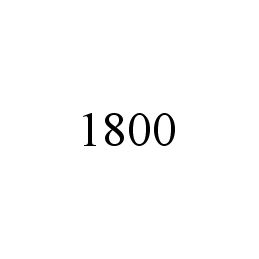 Trademark Logo 1800