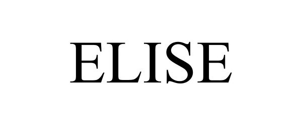 Trademark Logo ELISE