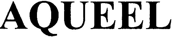 Trademark Logo AQUEEL