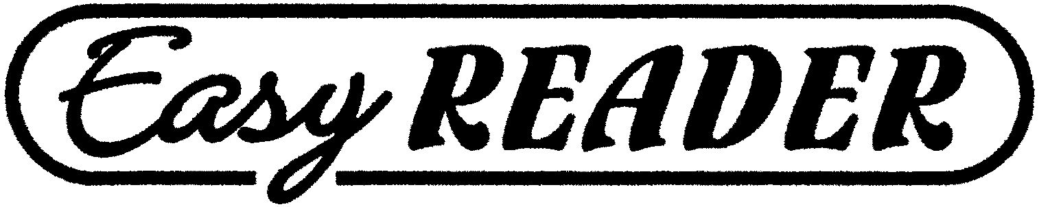 Trademark Logo EASY READER