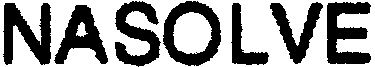 Trademark Logo NASOLVE
