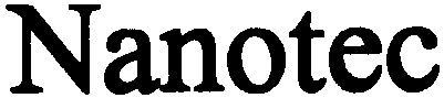 Trademark Logo NANOTEC