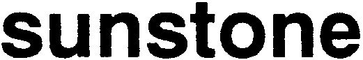 Trademark Logo SUNSTONE