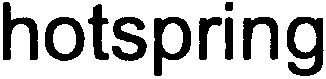 Trademark Logo HOTSPRING