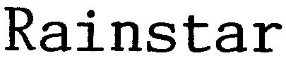 Trademark Logo RAINSTAR