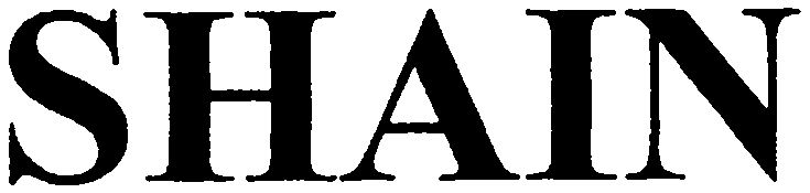Trademark Logo SHAIN
