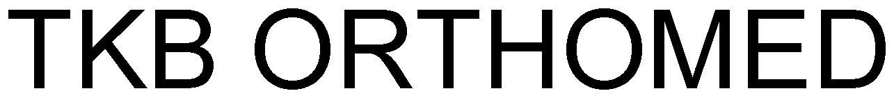 Trademark Logo TKB ORTHOMED