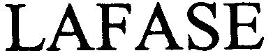 Trademark Logo LAFASE