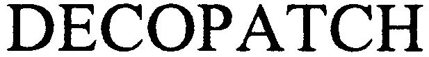 Trademark Logo DECOPATCH