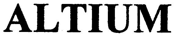 Trademark Logo ALTIUM