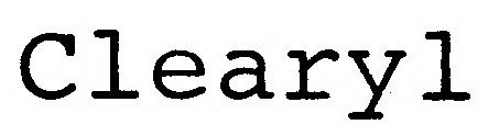 Trademark Logo CLEARYL